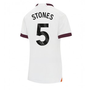 Manchester City John Stones #5 Gostujuci Dres za Ženska 2023-24 Kratak Rukavima